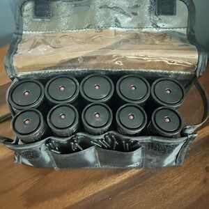 Studio 35 Beauty Travel Hairsetter 10 Dual Voltage Hot Rollers Curlers and Clips